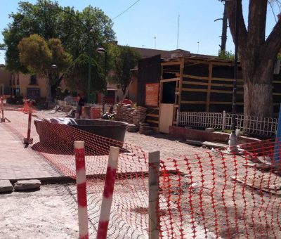 Obras en Perfecto Aranda podrían concluir en abril.