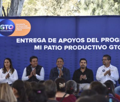 Más de 10 municipios beneficiados con programa “Mi Patio Productivo”