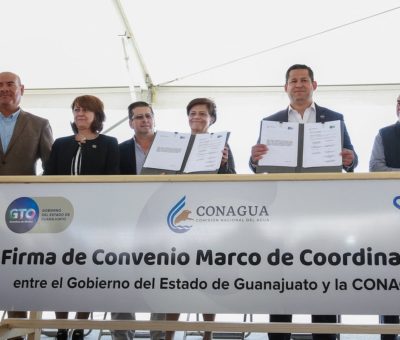 CONAGUA y Gobierno del Estado firman convenio para destinar recursos federales para el cuidado del agua