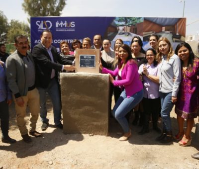 Colocan primer piedra de la Casa de la Mujer Silaoense sede del Instituto Municipal para las Mujeres