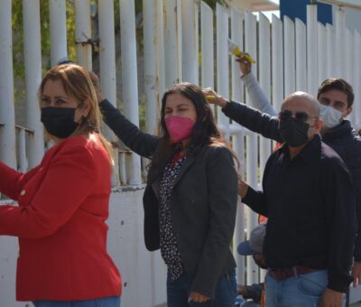 Embellecen el Polideportivo