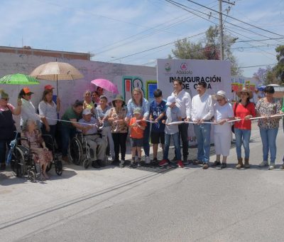 Chío Cervantes y Montserrat Ramírez hacen gira de inauguraciones de obra