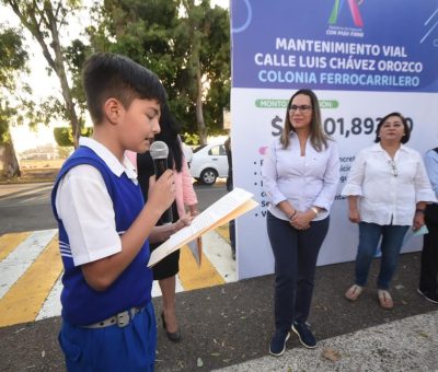 Mejoran vialidades más transitadas en colonias de Irapuato