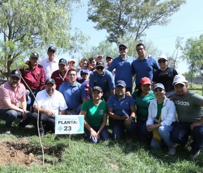 Reforesta Gobierno Municipal y American Axle EcoParque Los Eucaliptos