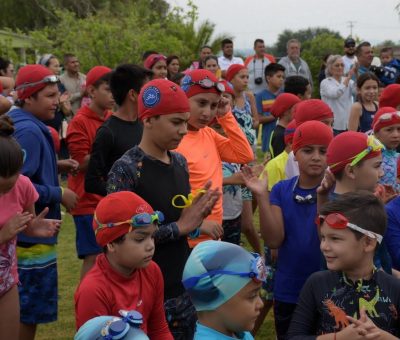 Llevan a cabo Primer Festival de Natación 2023 en Abasolo