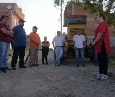 Inician trabajos de Mi Calle de Terracería en Colonia Potrero de los Martínez