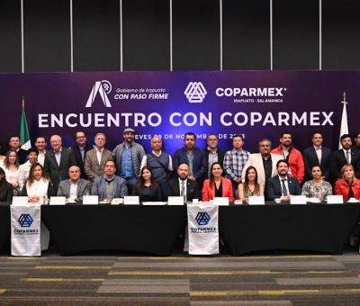 Presentan resultados de trabajo a Coparmex Irapuato-Salamanca