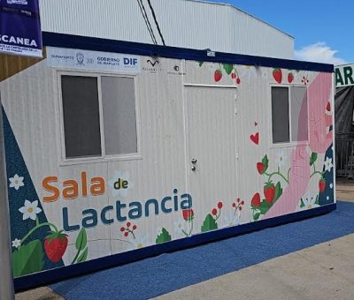 SSG coloca unidad móvil de lactancia materna en la feria de Irapuato 2024