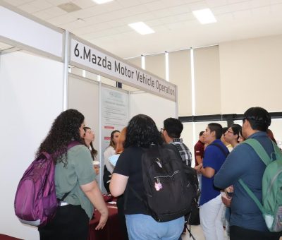 Consiguen estudiantes vinculación laboral en la 10ª Jornada Universitaria de Desarrollo Profesional