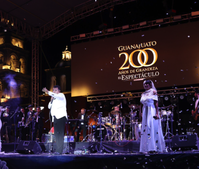 Purísima ofreció espectáculo con Guanajuato 200 años de Grandeza