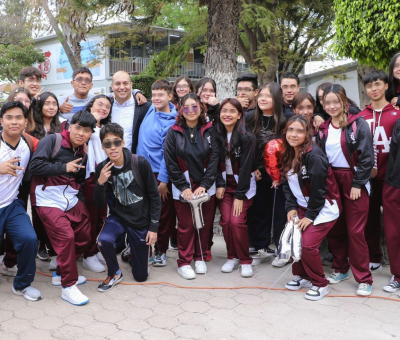 Ceremonia de inauguración del Centro de Bachillerato Tecnológico Industrial y de Servicios