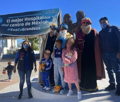 Purísima lleva los Reyes Magos al Hospital