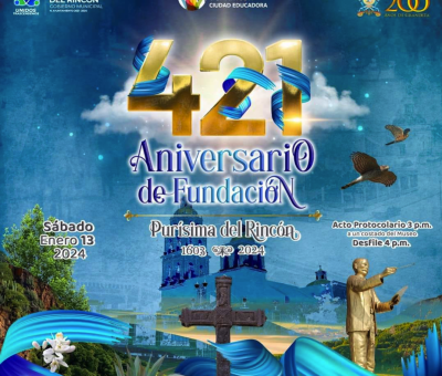 Festejando el 421 Aniversario de la Fundación de Purísima