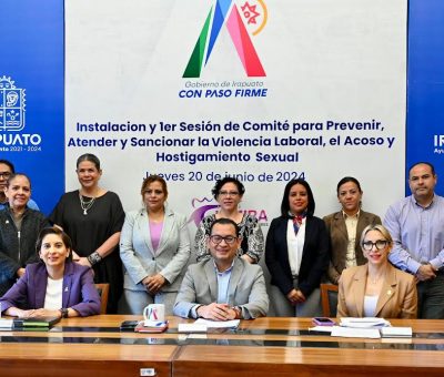 Instalan Comité para Prevenir, Atender y Sancionar la Violencia Laboral, el Acoso y Hostigamiento Sexual