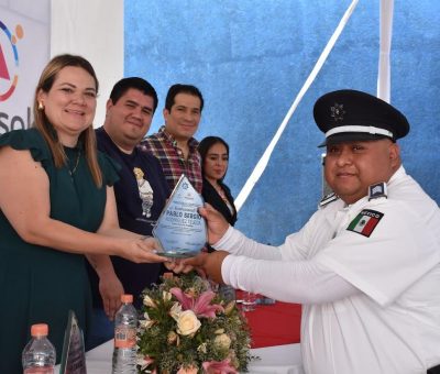 Ceremonia de ascensos a elementos de Seguridad Pública