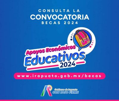 Lanzan convocatoria de apoyos económicos educativos