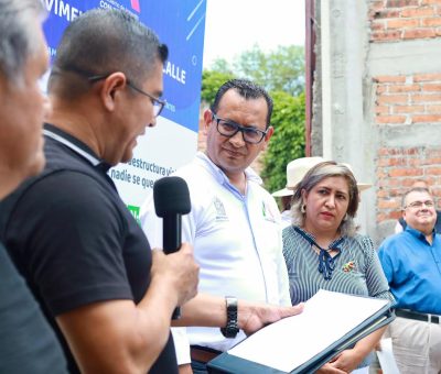 Inauguran rehabilitación de calle Fuente Gótica