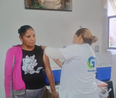 SSG completa esquema de vacunación en 5 municipios