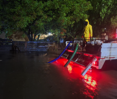 Operativo de atención, apoyo y vigilancia por las afectaciones de intensa lluvia