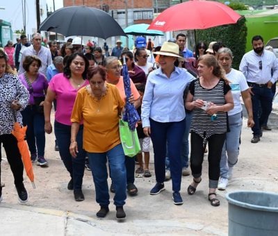 Rehabilitan red de agua en colonia Los Príncipes