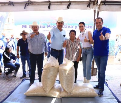 Entrega SDAyR apoyos productivos por más de $10 MDP en Dolores