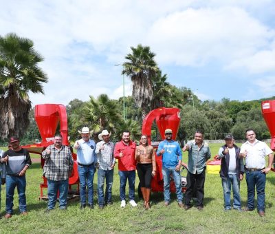 Impulsa SDAyR a ganaderos de Jerécuaro con equipos y herramientas