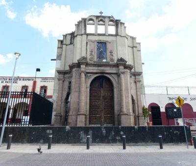 Iniciarán restauración de fachada del Templo de Santiaguito