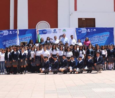 Arrancan Ciclo Escolar más de 14 mil alumnos de Telebachilleratos Comunitarios de Guanajuato