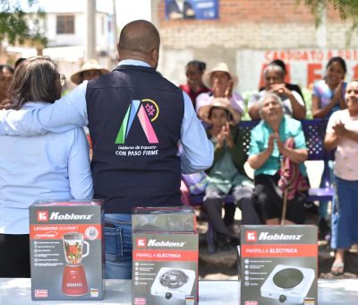 Apoyan a comunidades rurales con electrodomésticos