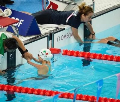 Abre actividad para Guanajuato en los Paralímpicos Fabiola Ramírez sexta en los 100 m espalda