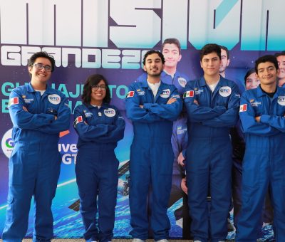 Guanajuato a la conquista del espacio: abanderan a 5 jóvenes que viajarán a la NASA