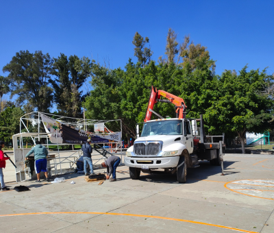 Concluyó los trabajos de iluminación de las canchas externas y áreas comunes de la Unidad Deportiva Norte