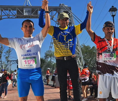 Más de 300 corredores se dieron cita para la carrera tradicional del 102 aniversario del Puente Colgante