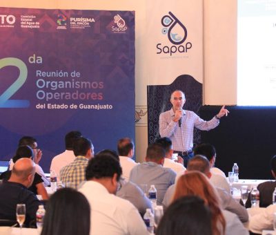 Consolidan trabajo del sector hidráulico de Guanajuato bajo una visión innovadora y de vanguardia que permita lograr la sustentabilidad hídrica