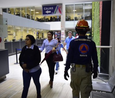 Participan irapuatenses en Simulacro Nacional del Sismo