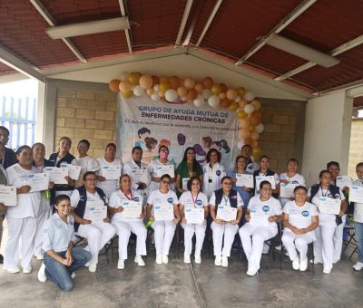 Grupo de Ayuda Mutua en Juventino Rosas recibió acreditación en salud