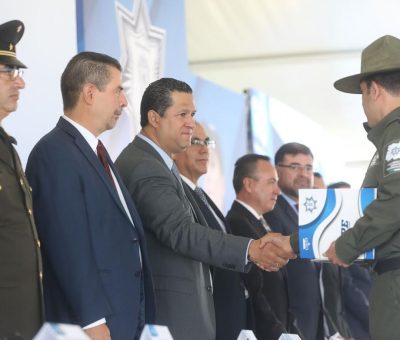 Reconoce Gobernador servicios y acciones de elementos de la Policía Estatal