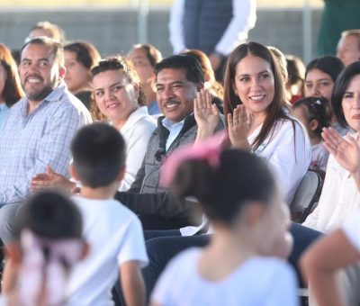 Pide Gobernadora a la gente de Purísima trabajar mano a mano