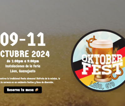 Oktoberfest regresa a León, vive la sexta edición de la fiesta alemana más esperada del año