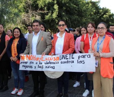 Jaral del Progreso se une al Día Internacional para la Eliminación de la Violencia contra las Mujeres