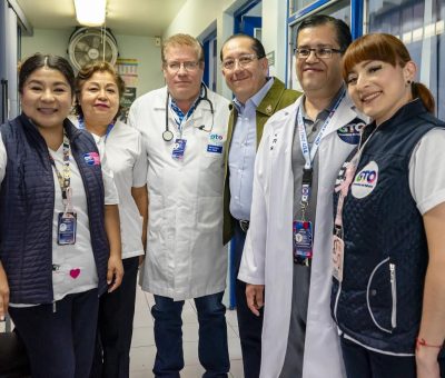 El Secretario de Salud reconoce el esfuerzo del personal del CAISES Valle de Santiago