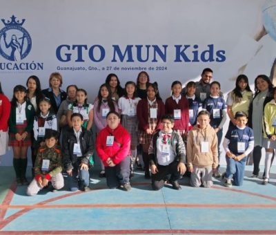 Arranca la Primera edición del “GTO. MUN Kids” programa que fortalece el idioma Inglés en alumnos de primaria