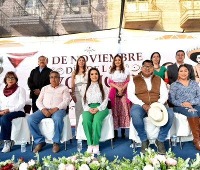 Villagrán conmemora el 114 aniversario de la Revolución