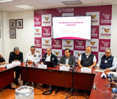 Presenta resultados en materia de seguridad