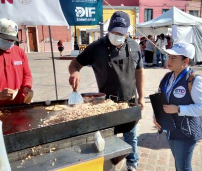 Jurisdicción Sanitaria V Salamanca realizaron operativo de vigilancia sanitaria con evaluaciones, fomento sanitario y comunicación de riesgos durante el “Festival del Taco y la Garnacha 2024