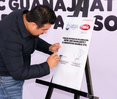 Firma del Convenio CMIC – Gobierno del Municipio de Abasolo