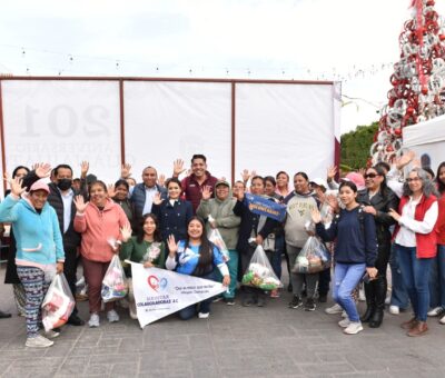 Manitas Colaboradoras, A.C. recibió el reconocimiento de la alcaldesa Cinthia Teniente y el senador Emmanuel Reyes,