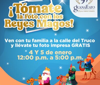 Invitan a tomarse la foto con los Reyes Magos en Guanajuato