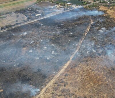 Purísima reafirma su reconocimiento a la población que se sumó altruistamente a sofocar el fuego en el Cerro del Palenque